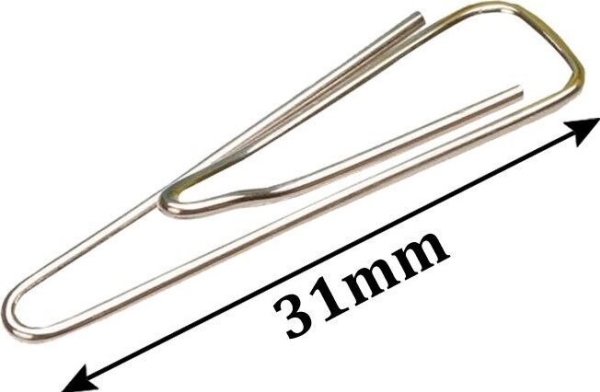 Centre Triangular Clips 31Mm Centrum 80766 100Pcs