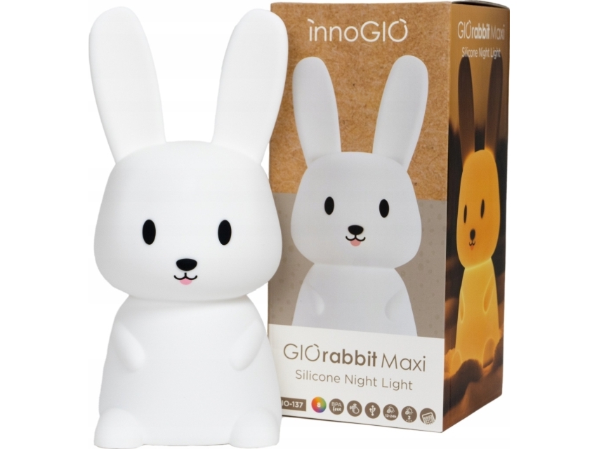 InnoGio INNOGIO-GIO-137-SILIKONOWA LAMPKA NOCNA GIORABBIT MAXI