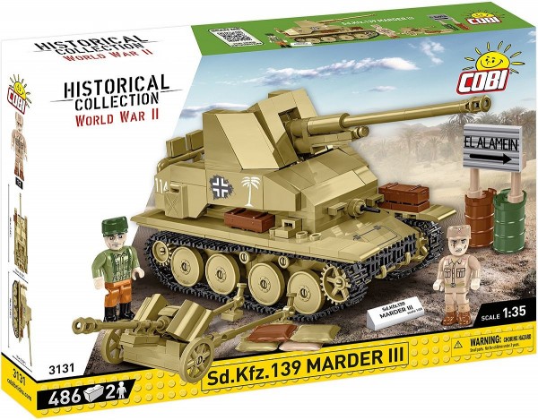 Cobi Sd.Kfz.139 Marder Iii Bauspielzeug Maßstab 1:35