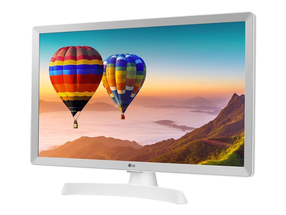 Lg 24Tq510s-Wz - Led-Skærm Med Tv-Tuner - Smart - 24" (23.6" Til At Se) - 1366 X 768 Hd - 250 Cd/M² - 1000:1 - 14 Ms - 2Xhdmi, Rca (Komposit), Rca (K