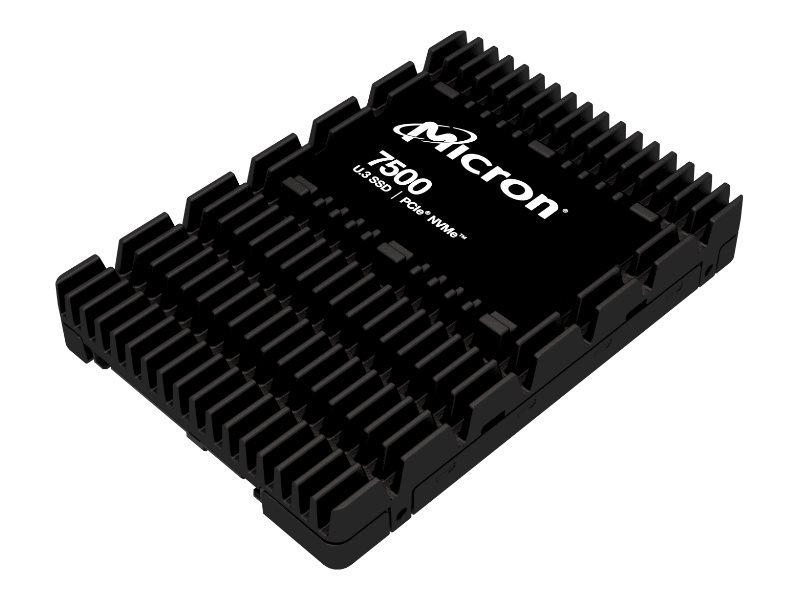 Micron 7500 Pro - Ssd - Read Intensive - Krypteret - 960 Gb - Intern - 2.5" - U.3 Pcie 4.0 (Nvme) - Fips 140-3 Level 2, 256-Bit Aes, 3072-Bit Rsa, 20