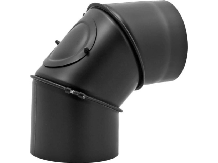 Armbåge 130 justerbar 0-90 med revision | Ventilation & Klimat - Uppvärmning - Skorstena | GameStuff