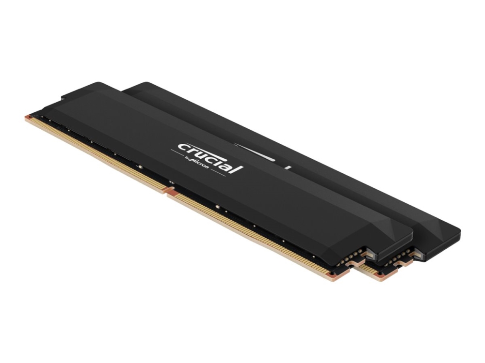 Crucial Pro OC - DDR5 - sats - 64 GB: 2 x 32 GB - DIMM 288-pin - 3200 MHz / PC5-51200 - CL40 - 1.35 V - ej buffrad - on-die ECC - svart | Datorkomponenter - RAM-Minnen - DDR5 | GameStuff