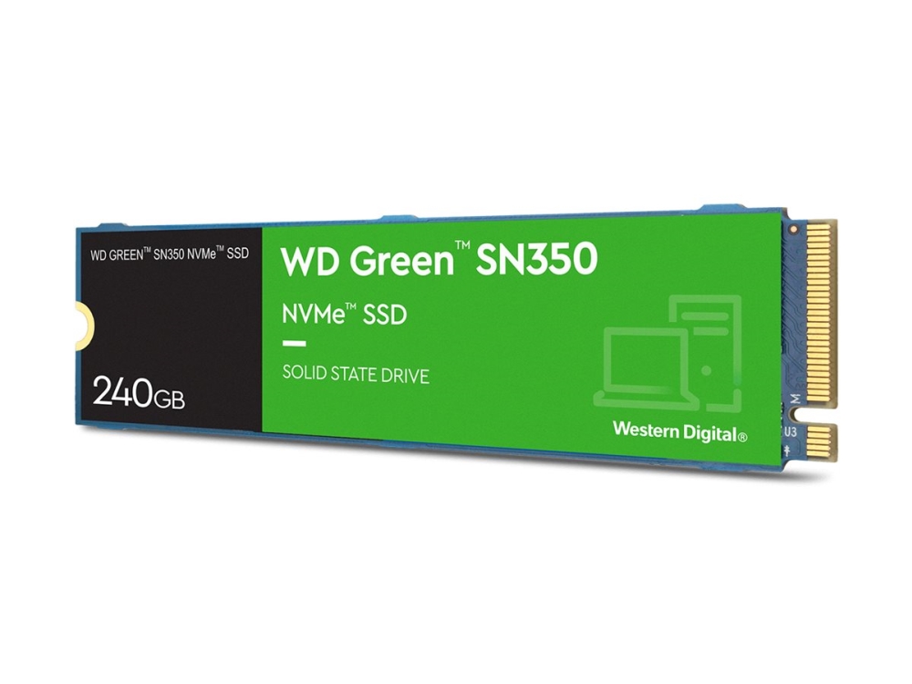 Wd Green Sn350 Nvme Ssd Wds240g2g0c 00ajm0 Ssd 240 Gb Inbyggd M.2 2280 Pcie 3.0 X4 Nvme