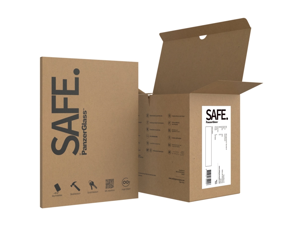 Safe. By Panzerglass - Skærmbeskytter For Tablet - Ultrabred Pasform - Glas (Pakke Med 50) - For Apple 10.2-Inch Ipad (8. Generation, 9. Generation)
