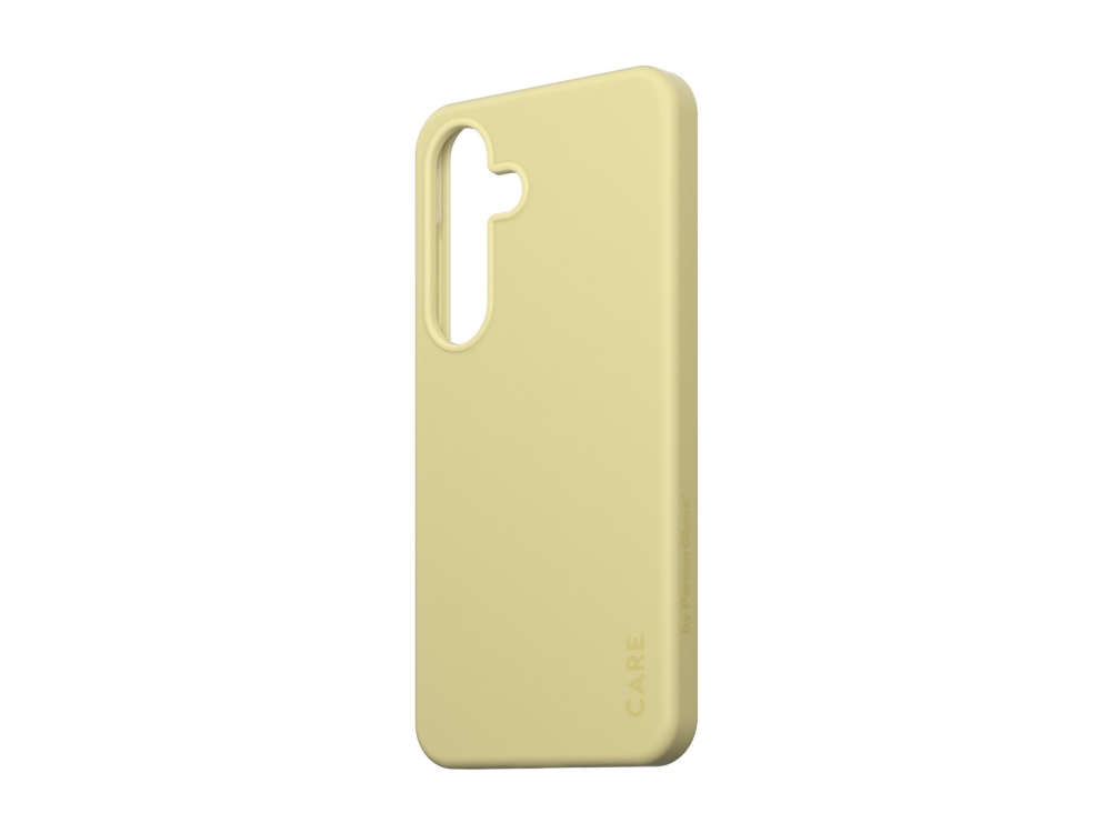 CARE by PanzerGlass - Bagsidecover til mobiltelefon - termoplastisk polyuretan (TPU) - chardonnay - for Samsung Galaxy S25