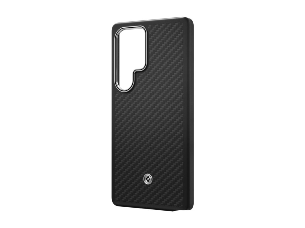 Spigen Enzo Gp Fps938pga Baksidesskydd För Mobiltelefon Aramid Magnet Aramidfilter Termoplastisk Polyuretan Tpu Carbon Finish Eloxerad Alu
