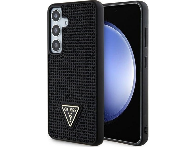 Fodral Från Guess Till Samsung Galaxy S24 Guhcs24shdgppk Svart Hc Rhinestone Triangle
