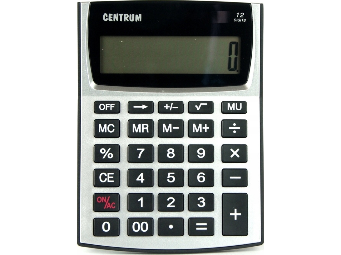 Lommeregner Centrum Calculator Centrum 12 Cyfr 150X144x20mm