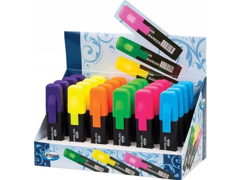 Zentrum Zakreslacz Centrum 24 Pcs Mix 6X4pcs