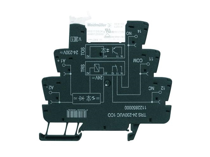 Weidmüller 1122850000, Sort, 250 V, 1500 VA, 6,4 x 87,8 x 89,6 mm, 38 g, -40 - 60 °C