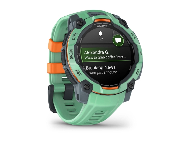 Garmin Instinct 3 AMOLED, 3,05 cm (1,2), AMOLED, peksk&auml;rm, 4 GB, GPS (satellit), 53 g