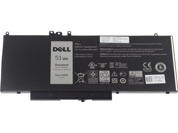 Battery, 51Whr, 4 Cell, Lithium Ion 7Fr5j, Battery,