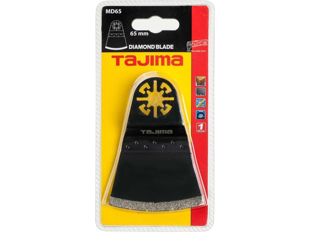 Geležtė multifunktionell įrankiam su deimantine danga 65mm Tajima, išlenkta | Elverktyg - DIY - Elverktyg 230V - Elhyvel | GameStuff