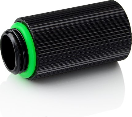 Bitspower G1/4" IG1/4" Extender Fitting - 30MM (Glorious Black) (2 PCS )