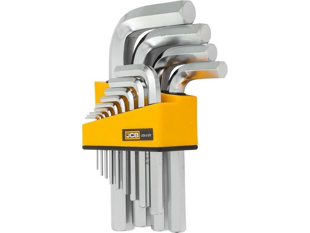 Jcb Set Inbusschlüssel Zoll 13-Tlg. (1/16-3/4")