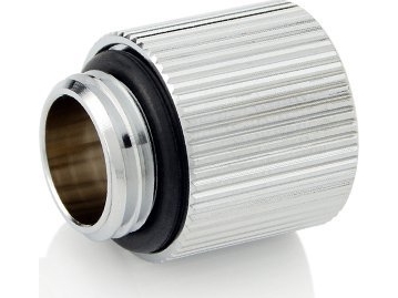 „Bitspower Touchaqua“ Adapteris Tiesus G1/4 Colio Lizdas Į G1/4 Colio Lizdą – 2 Vnt. Pakuotėje, 15 Mm, Sidabrinis