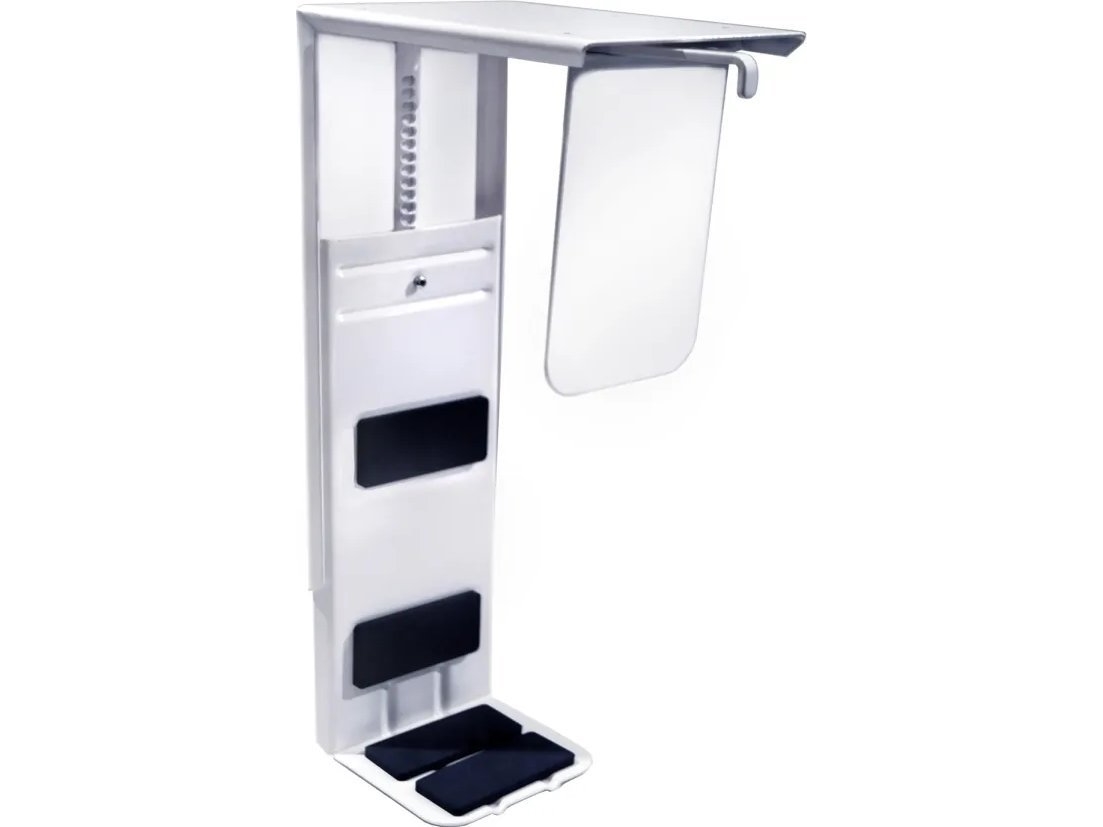 Cpu Holder Twin 1202 Hvid - Montering Under Bordpladen