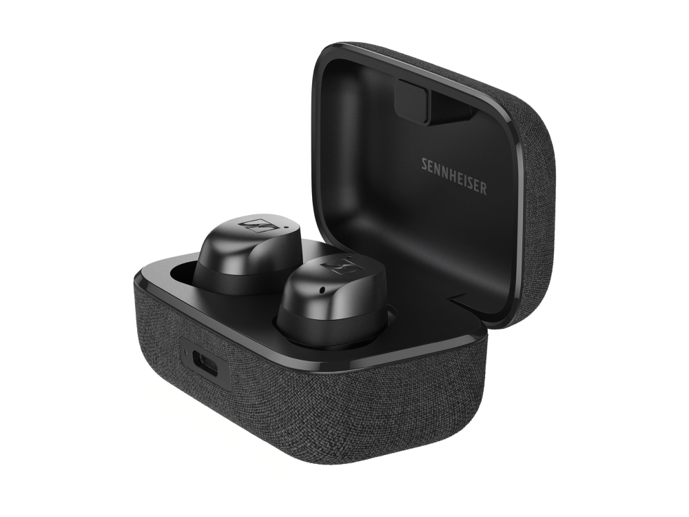 Sennheiser Momentum True Wireless 4 - Ægte Trådløse Øretelefoner Med Mik. - I Øret - Bluetooth - Aktiv Støjfjerning - Sort Grafit