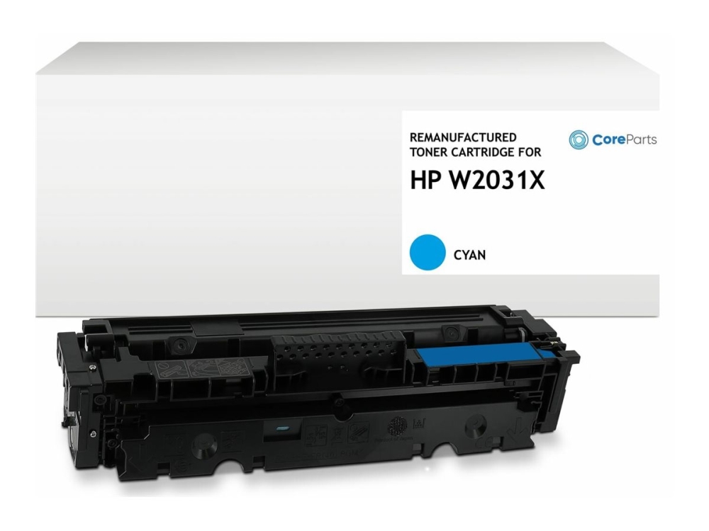 Coreparts - Cyan - Kompatibel - Tonerpatron (Alternativ Til: Hp W2031x) - For Hp Color Laserjet Enterprise M455, Mfp M480 Color Laserjet Pro M454, M