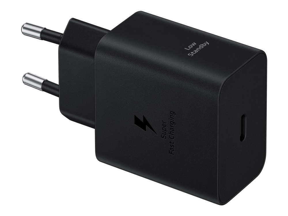 Samsung EP-T4511 - Strømforsyningsadapter - 45 Watt - 3 A - SFC 2.0, Power Delivery 3.0 + PPS (USB-C) - på kabel: USB-C - sort