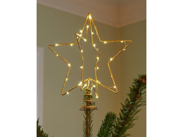 Sirius Home 51645, Light Decoration Figure, Transparent, 30 Lamp(S), Led, Gold, Aaa