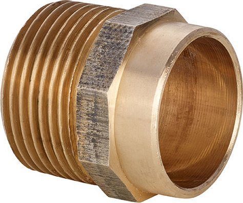 Conex-nippel til loddede forbindelser og gevindforbindelser 28x3/4 bronze - 4243G028006000
