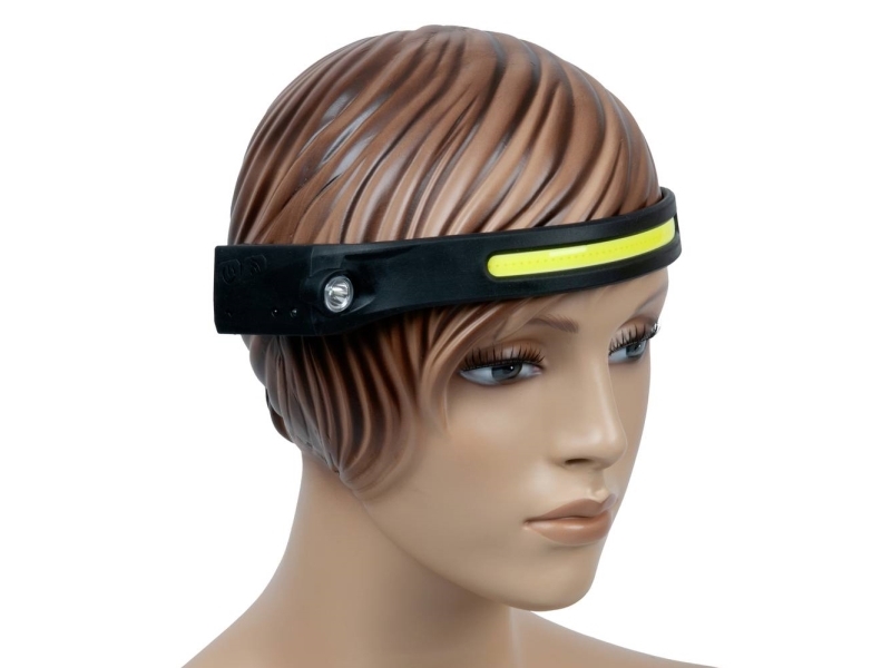Hodelykt Med Bevegelsessensor, 270°, Oppladbar, Usb-C, Ks Tools