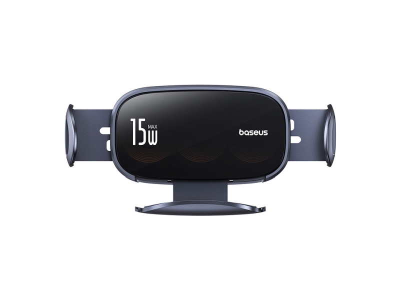 Baseus LightChaser car holder with induction charger (black)