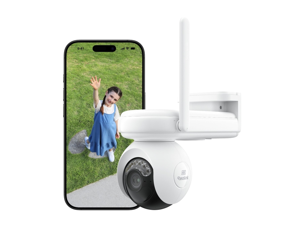 Reolink Altas PT Ultra - Nätverksövervakningskamera - panorering / lutning - torn - utomhusbruk - väderbeständig - färg (Dag&Natt) - 8 MP - 3840 x 2160 - 4K - fast lins - ljud - trådlös - Wi-Fi - 802.11ax, Bluetooth 5.0 - H.264, H.265 | Foto och video - Videoövervakning - Övervakningsutrustning | GameStuff