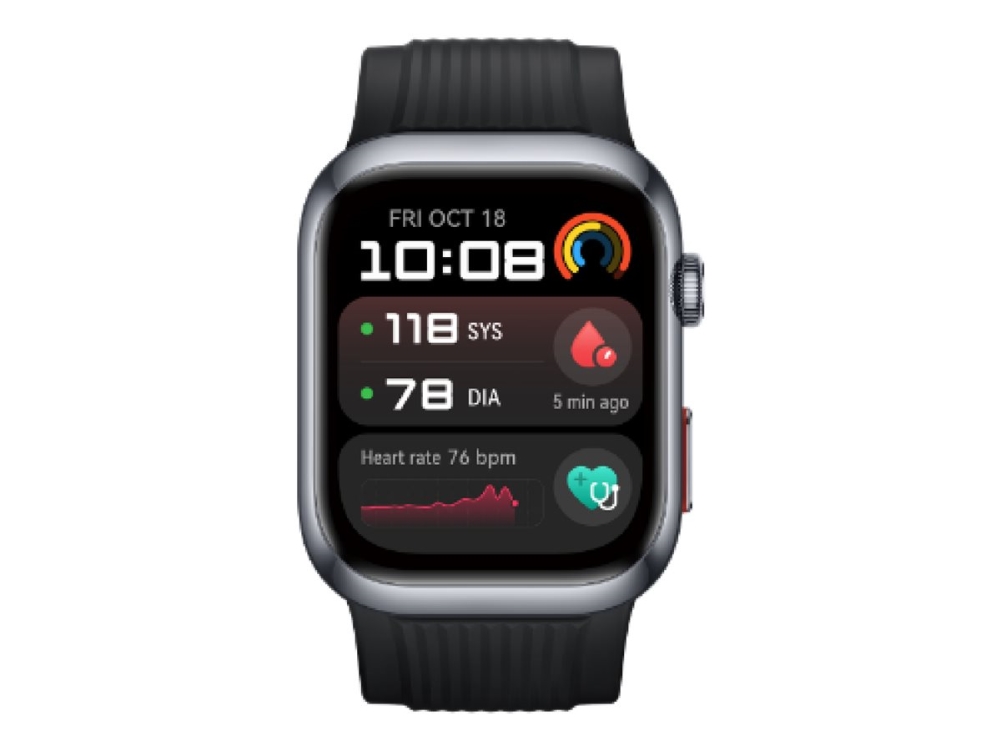 Huawei Watch D2 - Aluminiumlegering - smart klocka med rem - fluoroelastomer - handledsstorlek: 161-210 mm - display 1.82 - Bluetooth, NFC - 40 g - svart | Sport & Träning - Pulsklockor & Smartwatches - Smartklockor | GameStuff