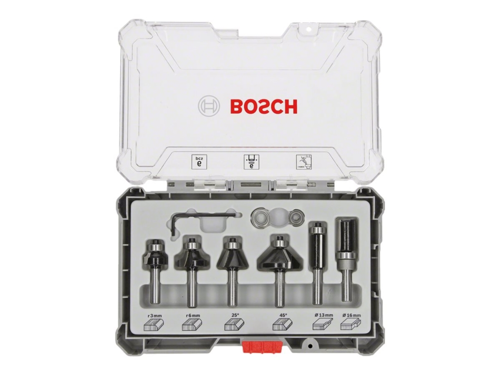 Bosch 2 607 017 470, Bit-Satz, 6,35 Mm, 6 Stück(E), 9,53, 12,7, 12,7, 15,88, 25,4, 25,4 Mm, 19,05, 25,4, 25,4, 34,93, 12,7, 15,88 Mm, 3,18, 6,35, -,