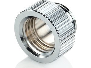 „Bitspower Touchaqua“ Adapteriai, Tiesūs G1/4 Colio Kištukai Į G1/4 Colio Kištukus, 2 Vnt. Pakuotėje, Sidabriniai