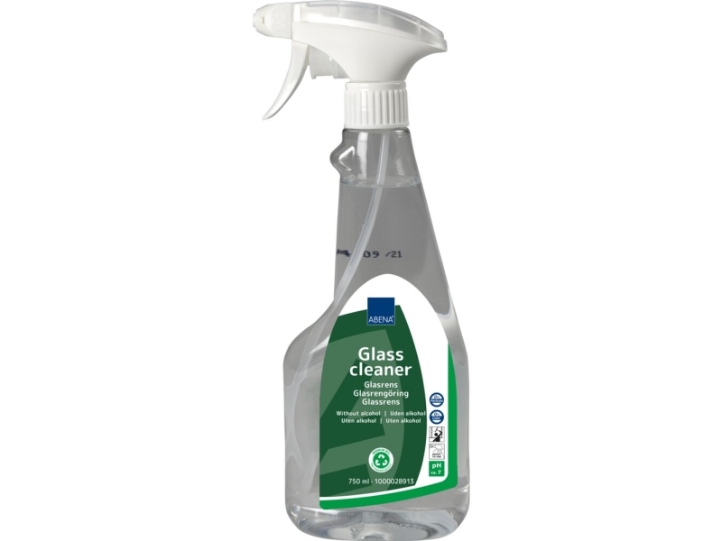 Glasrens, Abena, 750 Ml, Klar-Til-Brug, Uden Alkohol - (8 Stk.)