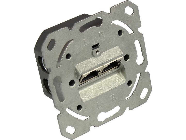 Good Connections Netzwerkdose Cat. 6, 2Xrj45