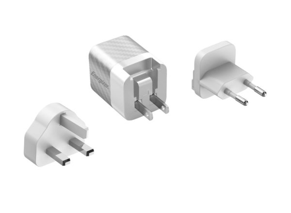 Energizer Ultimate - Multiplug Eu / Uk / Us Gan 20W Pd Netoplader (Sølv)