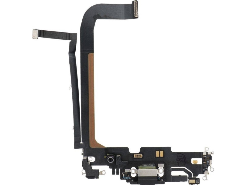USB-opladningsbånd til iPhone 13 Pro Max sort (afmontering)