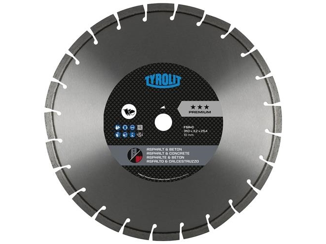 Deimantinis pjovimo diskas Tyrolit 34500104 350 mm | Elverktyg - Sågblad - Diamantblad | GameStuff