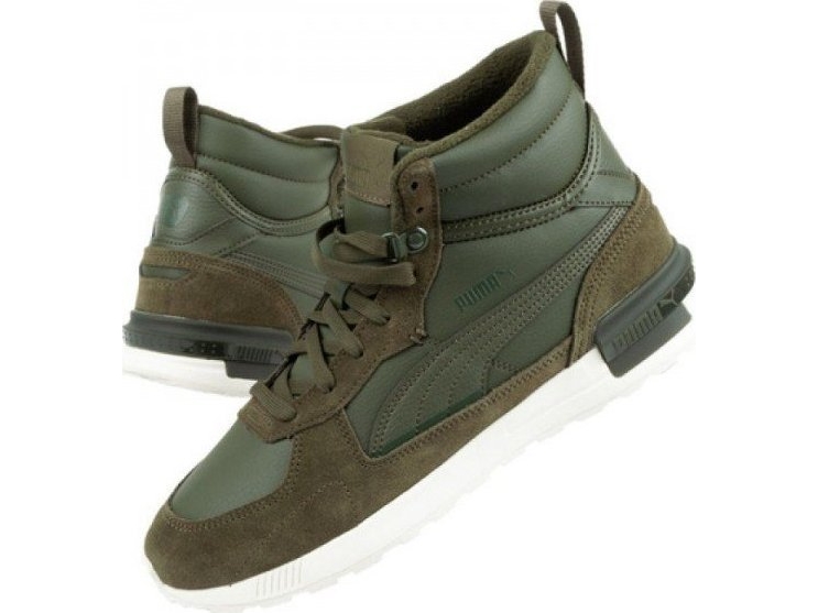Men's Shoes Puma Graviton Mid Green 383204 02