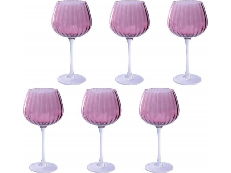 Rose&Tulipani Prismia 6 Stiklinių Rinkinys, 460 Ml