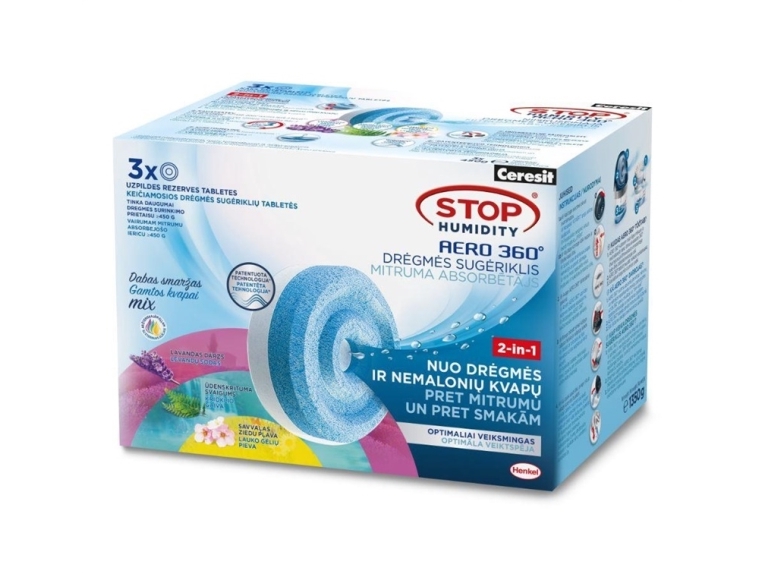 Ceresit Tablet Mois Abs Stop Aer Frag Mix3x450g | N - A | GameStuff