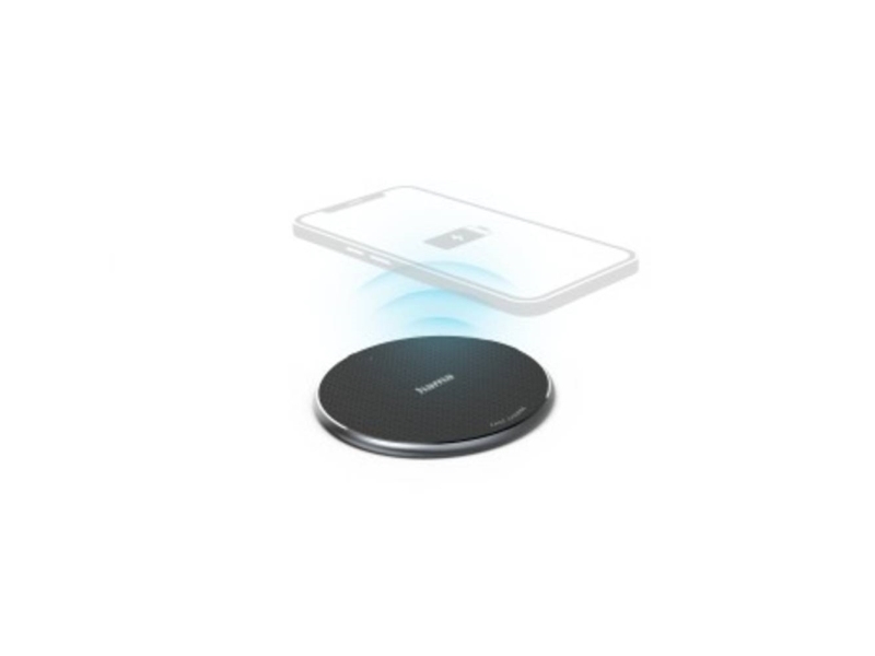Hama Ledningsnet Qi-Fc10,10W, Bk