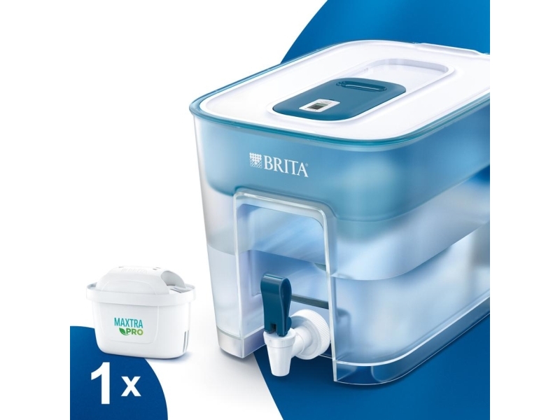 Brita Flow Basic Blue MX PRO, Vattenfilter till dispenser, 8,2 l, Blå, Transparent | Köksutrustning - Vattenfiltrering - Vattenfiltreringskanna | GameStuff