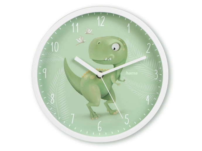 Hama Cebu, Seinä, Kvartsikello, Pyöreä, Vihreä, Valkoinen, Muovi, Muovi