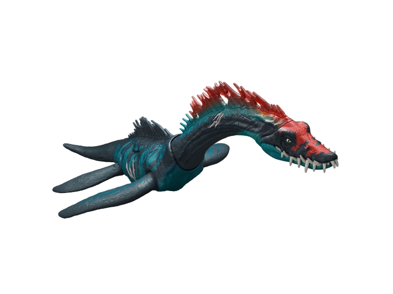 Jurassic World Gigantic Trackers Styxosaurus Blå Rød