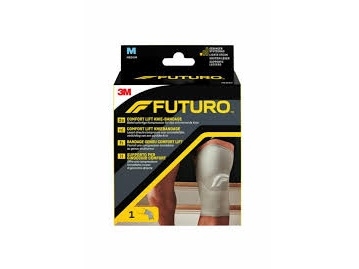 3M Futuro 76587, Knie, Unterstützung, M, Nylon, Polyester, Spandex, Grau, Athletisch