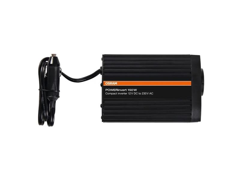 Osram Powerinvert 150W DC/AC Inverter 12V til 230V | Bilvård & Biltillbehör - Bilens Interiörutrustning - Övriga | GameStuff