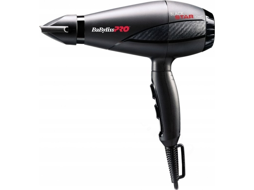 - Black Star Ionic - Professional Hair Dryer with Ionizer