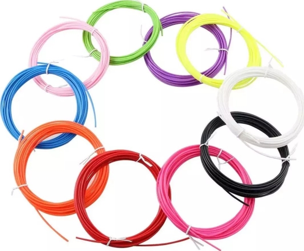 Fusion Accessories 3D printing pen abs filament with 10 colors 1.75 mm / 5m FUS3DFIL | Skrivare - Bläck, toner & förbrukningsvaror - 3D-förbrukningsvaror | GameStuff