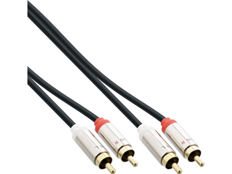 Digitus Rca-Kabel (Cinch) X2 Til Rca (Cinch) X2 0,5 M Sort (99264)